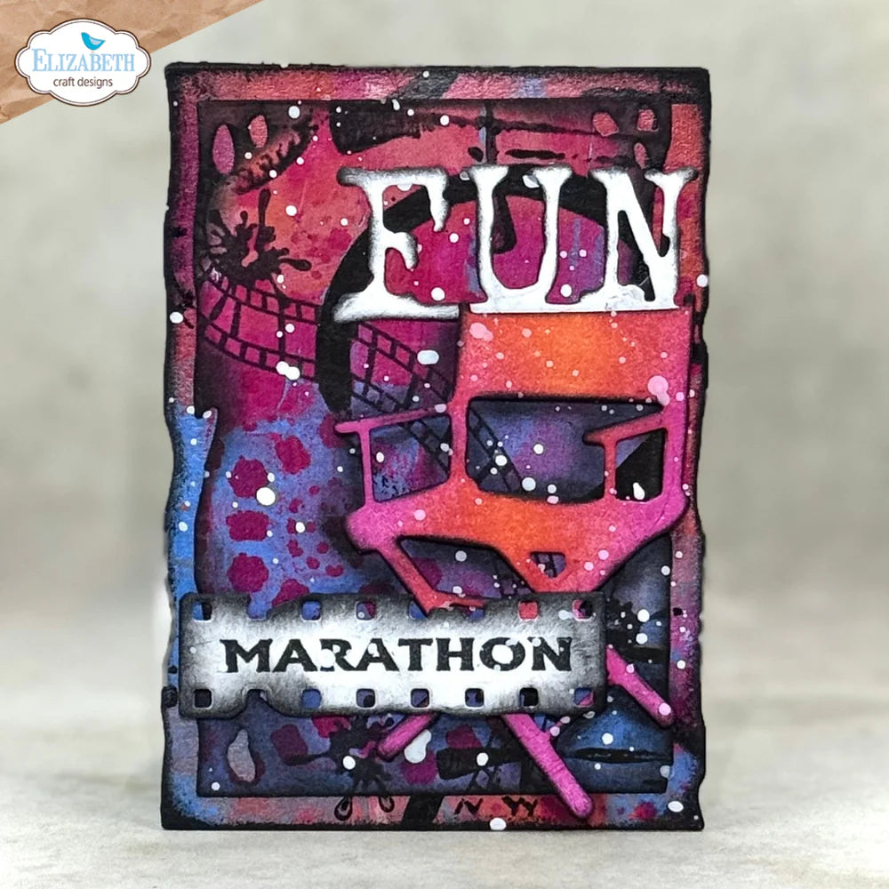 Elizabeth Craft Designs Movie Night ATC *Special Kit*