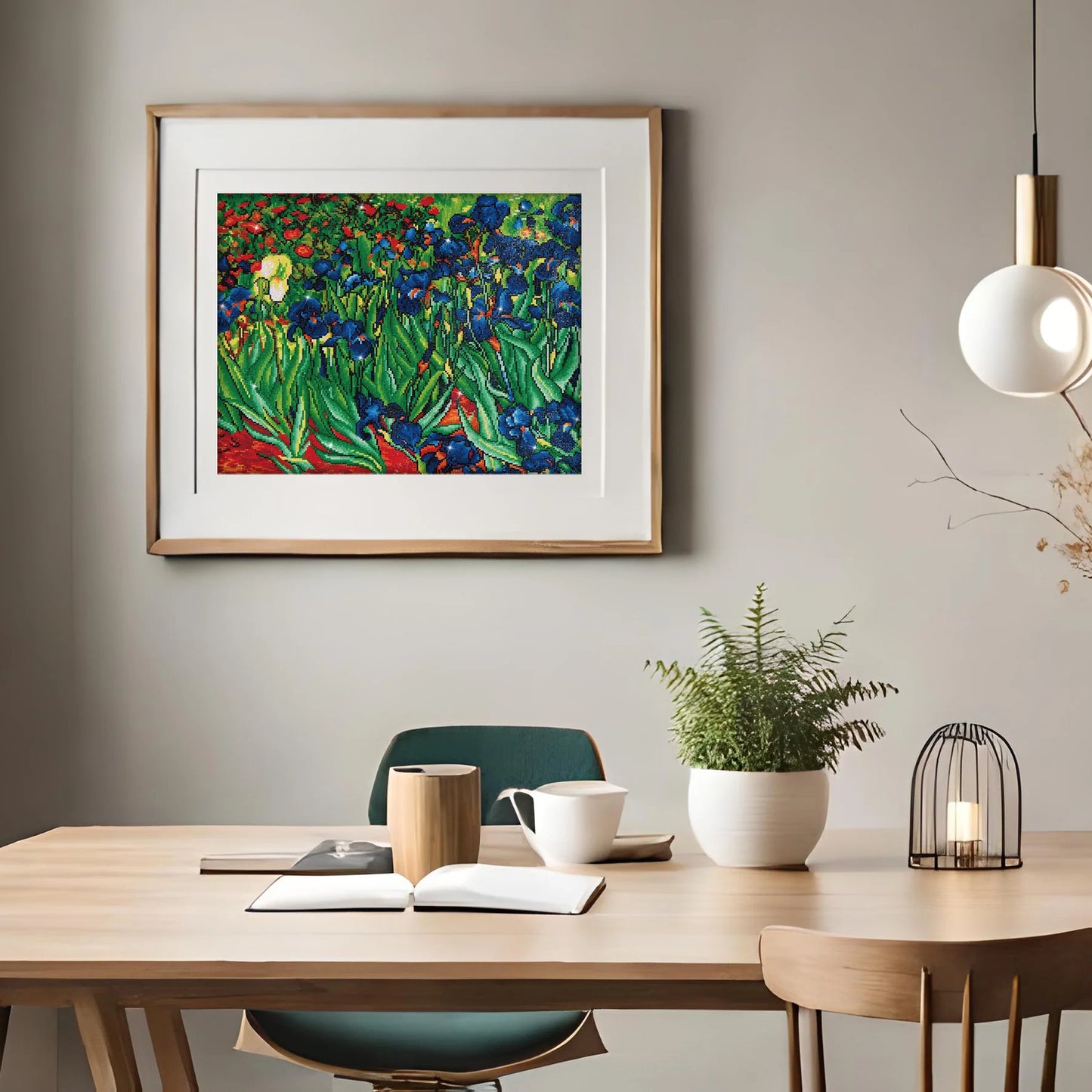 Diamond Dotz Irises (Van Gogh)