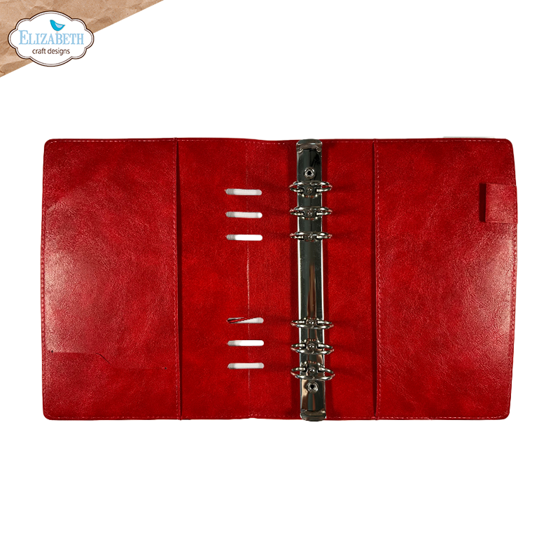 Elizabeth Craft Designs Memory Binder -  Festive Red Embossed