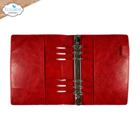 Elizabeth Craft Designs Memory Binder -  Festive Red Embossed