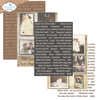 Elizabeth Craft Designs Journal Ephemera 1 Pack (24 Sheets/5.8" x 8.3")