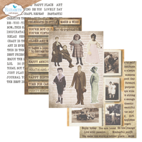 Elizabeth Craft Designs Journal Ephemera 1 Pack (24 Sheets/5.8" x 8.3")