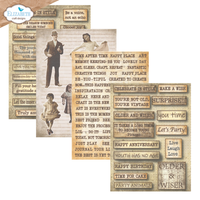 Elizabeth Craft Designs Journal Ephemera 1 Pack (24 Sheets/5.8" x 8.3")