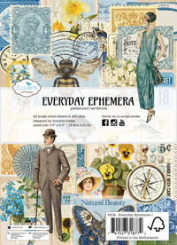 Elizabeth Craft Designs Everyday Ephemera Pack (24 Sheets/5.8" x 8.3")