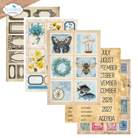Elizabeth Craft Designs Everyday Ephemera Pack (24 Sheets/5.8" x 8.3")