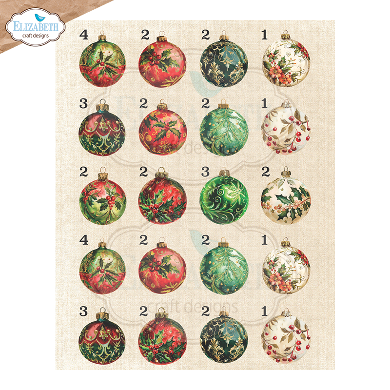 Elizabeth Craft Designs Everyday Ephemera Pack 3 (24 Sheets/5.8" x 8.3")
