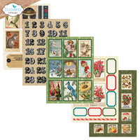 Elizabeth Craft Designs Everyday Ephemera Pack 3 (24 Sheets/5.8" x 8.3")