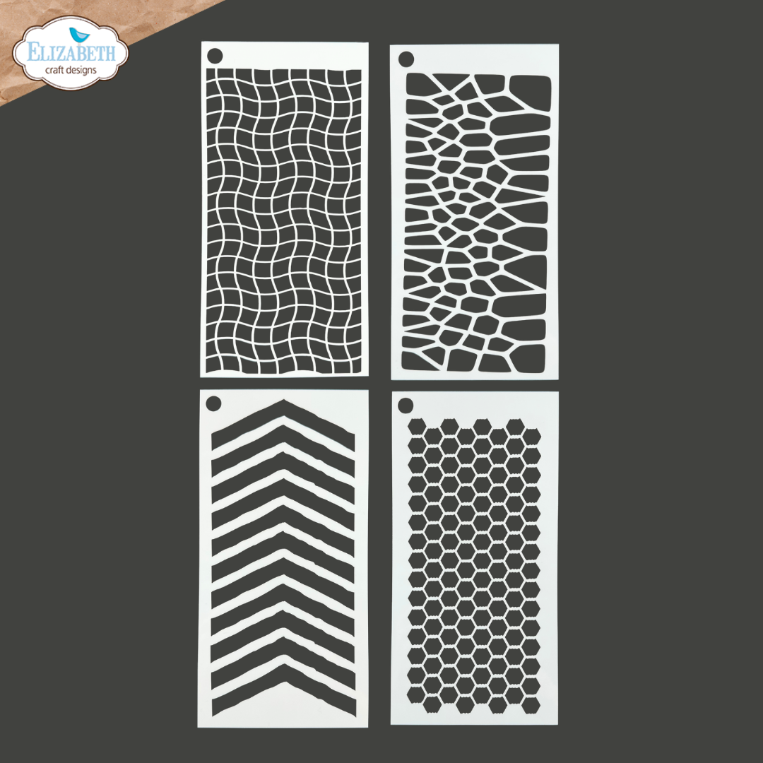 Elizabeth Craft Designs Journal Stencils 10