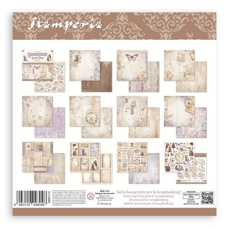 Stamperia Quiet Days 8” x 8” Paper Pad