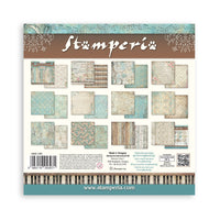 Stamperia Symphony Backgrounds 12” x 12” Paper Pad
