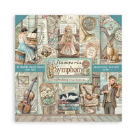 Stamperia Symphony 8” x 8” Paper Pad