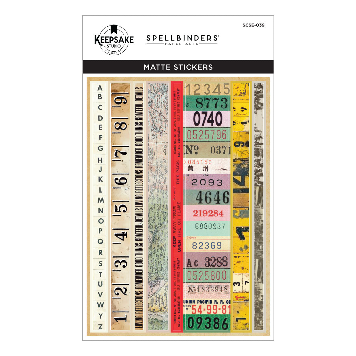 Keepsake Studio Book 10 Borders & Labels Stickers by Esther Glas