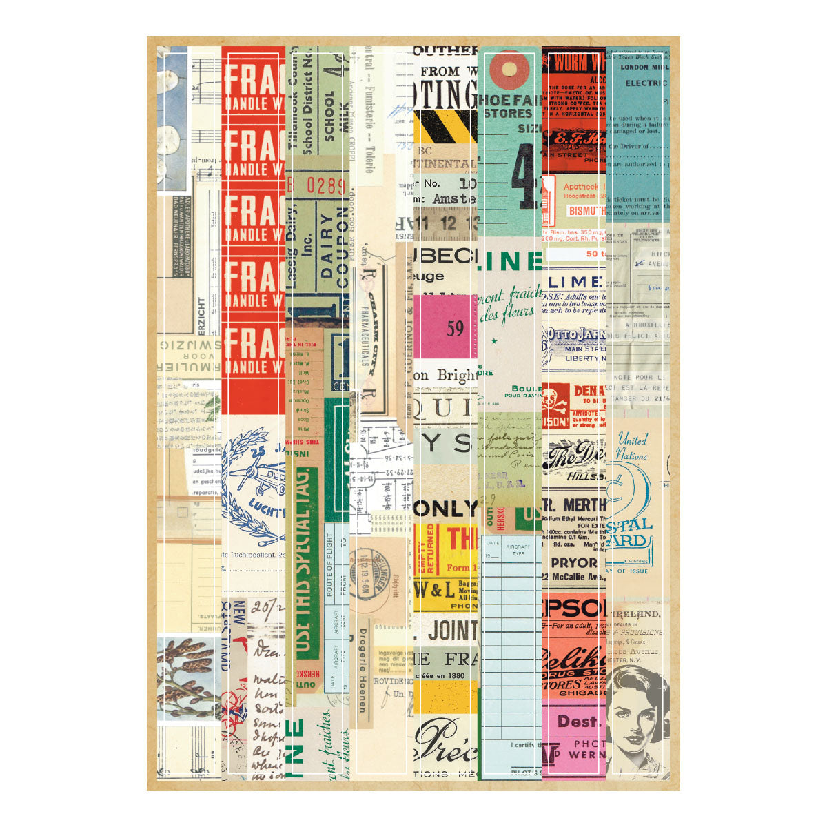 Keepsake Studio Book 10 Borders & Labels Stickers by Esther Glas