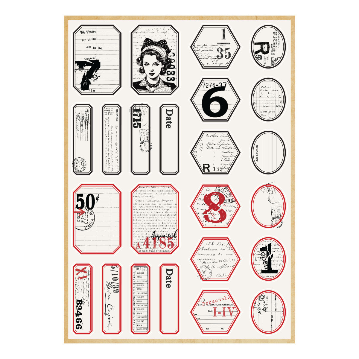 Keepsake Studio Book 10 Borders & Labels Stickers by Esther Glas