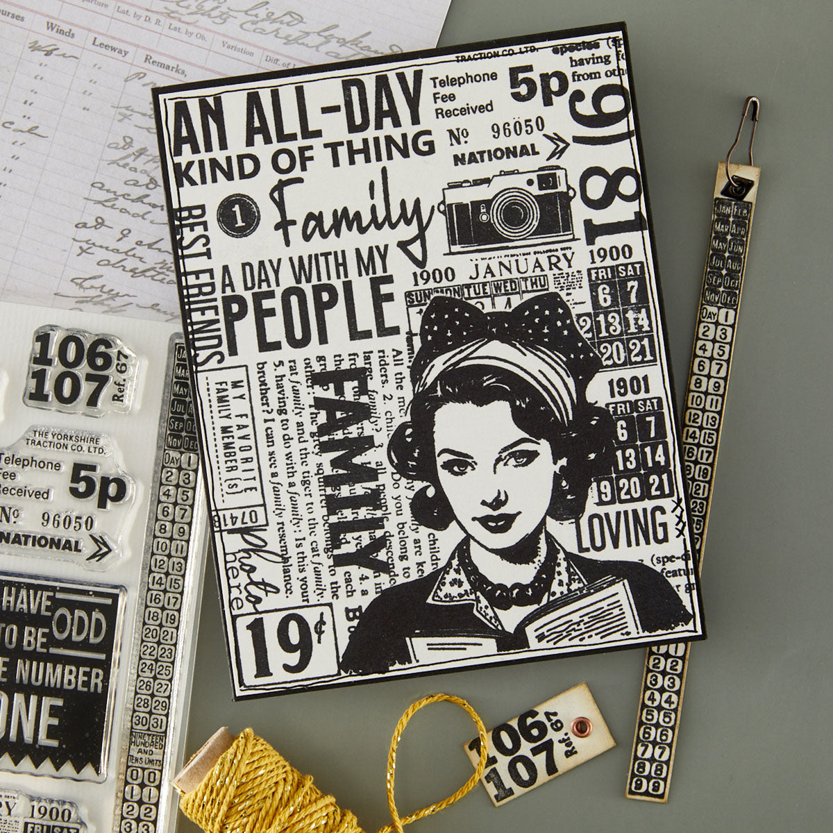 Keepsake Studio Keepsake Numbers Stamp Set by Esther Glas