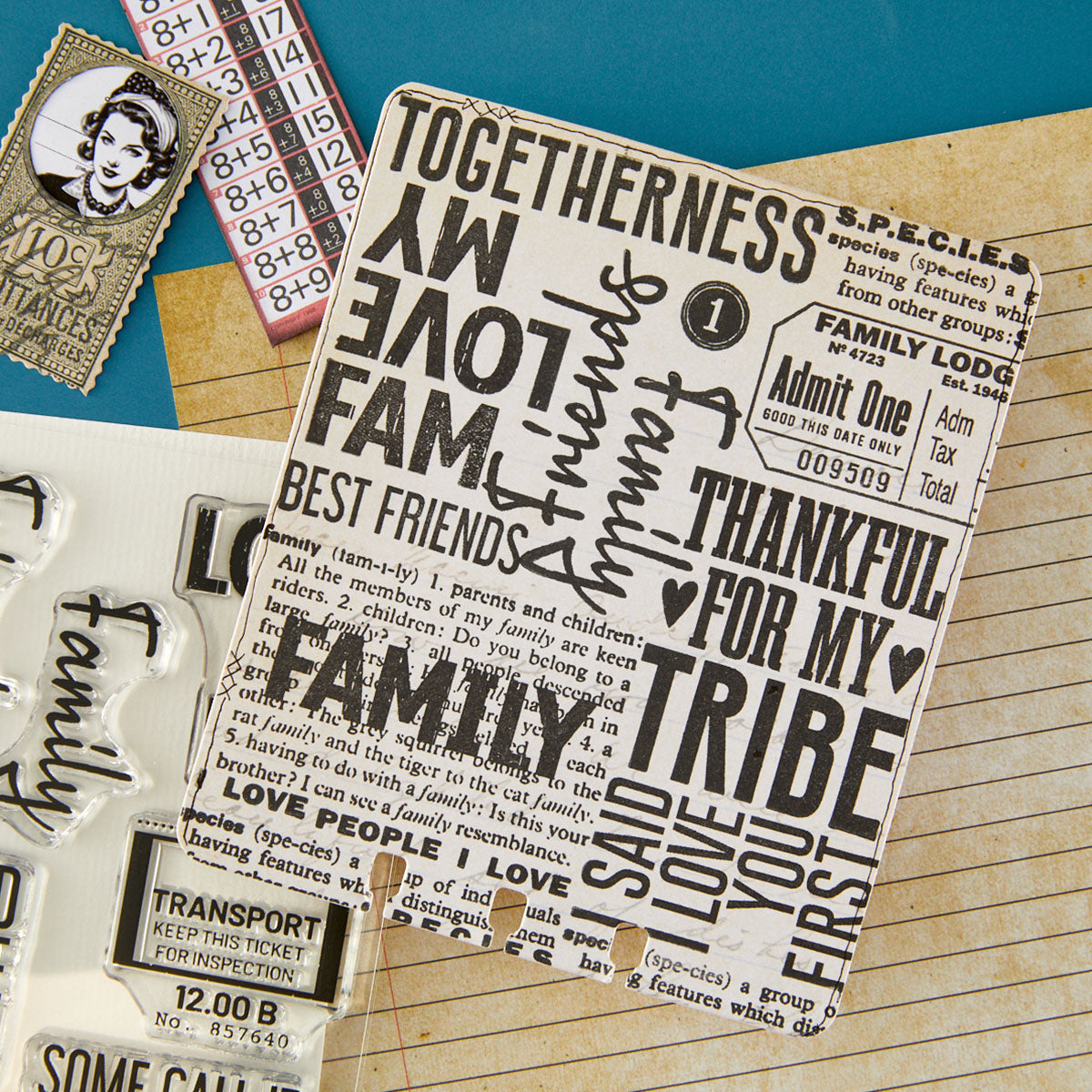 Keepsake Studio Family & Friends Stamp Set by Esther Glas