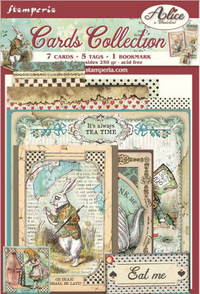 Stamperia-kaartencollectie - Alice in Wonderland 