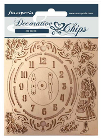 Stamperia decoratieve chips - Alice Clock