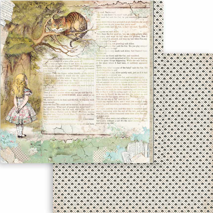 Stamperia Alice Paper Pad 12x12