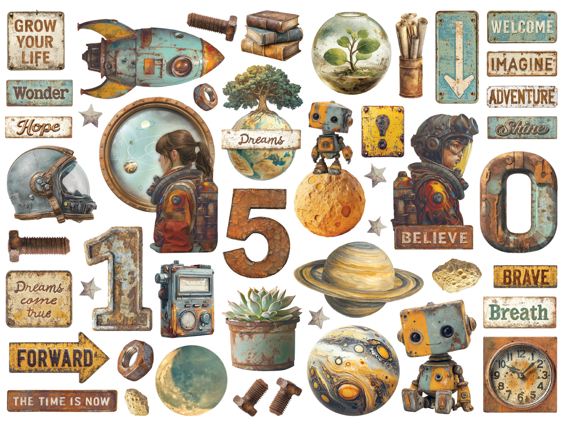 Stamperia A New Beginning Die Cuts