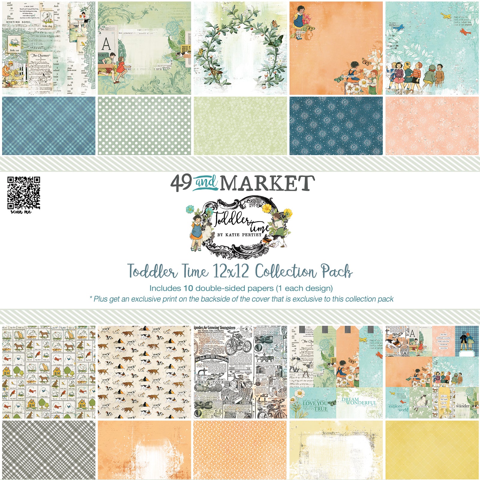 49 & Market Toddler Time 12x12 Collection Pack