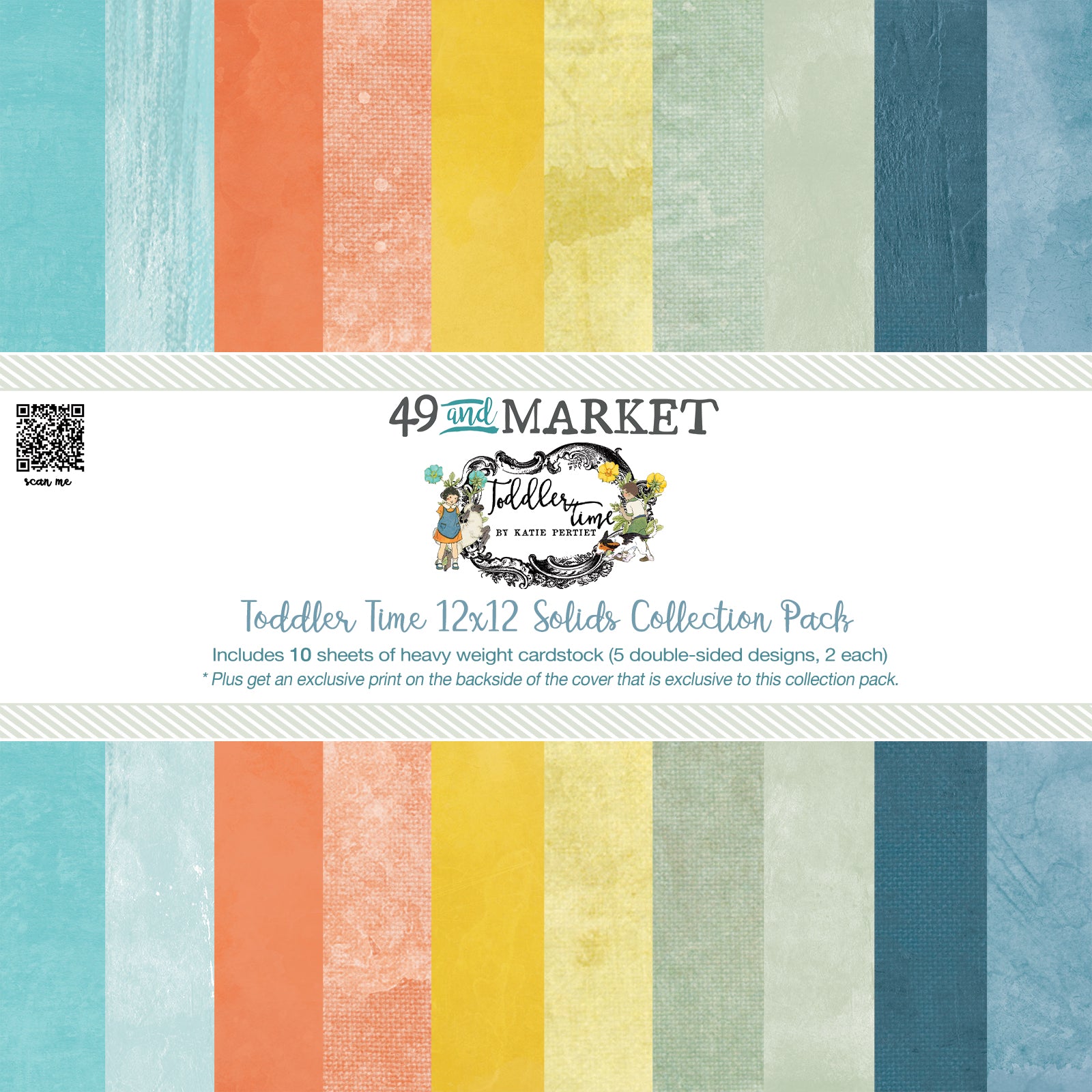 49 & Market Toddler Time 12x12 Solids Collection Pack