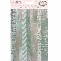 49 and Market Vintage Artistry Sky  Washi Strips