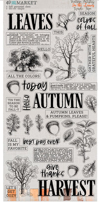 49 & Market Vintage Artistry In the Leaves - Washi Tape sheets