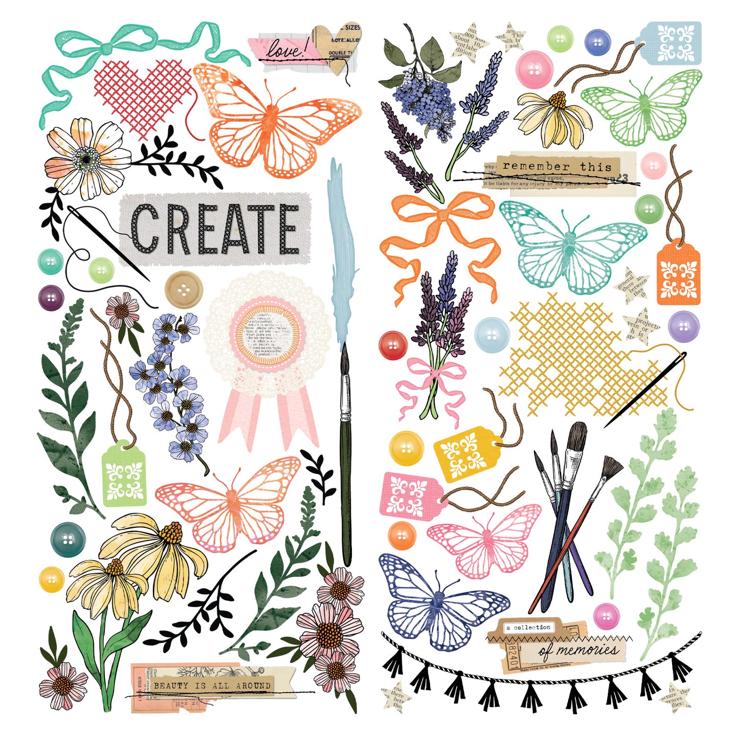 49 & Market Artful Moments Laser Cut Elements