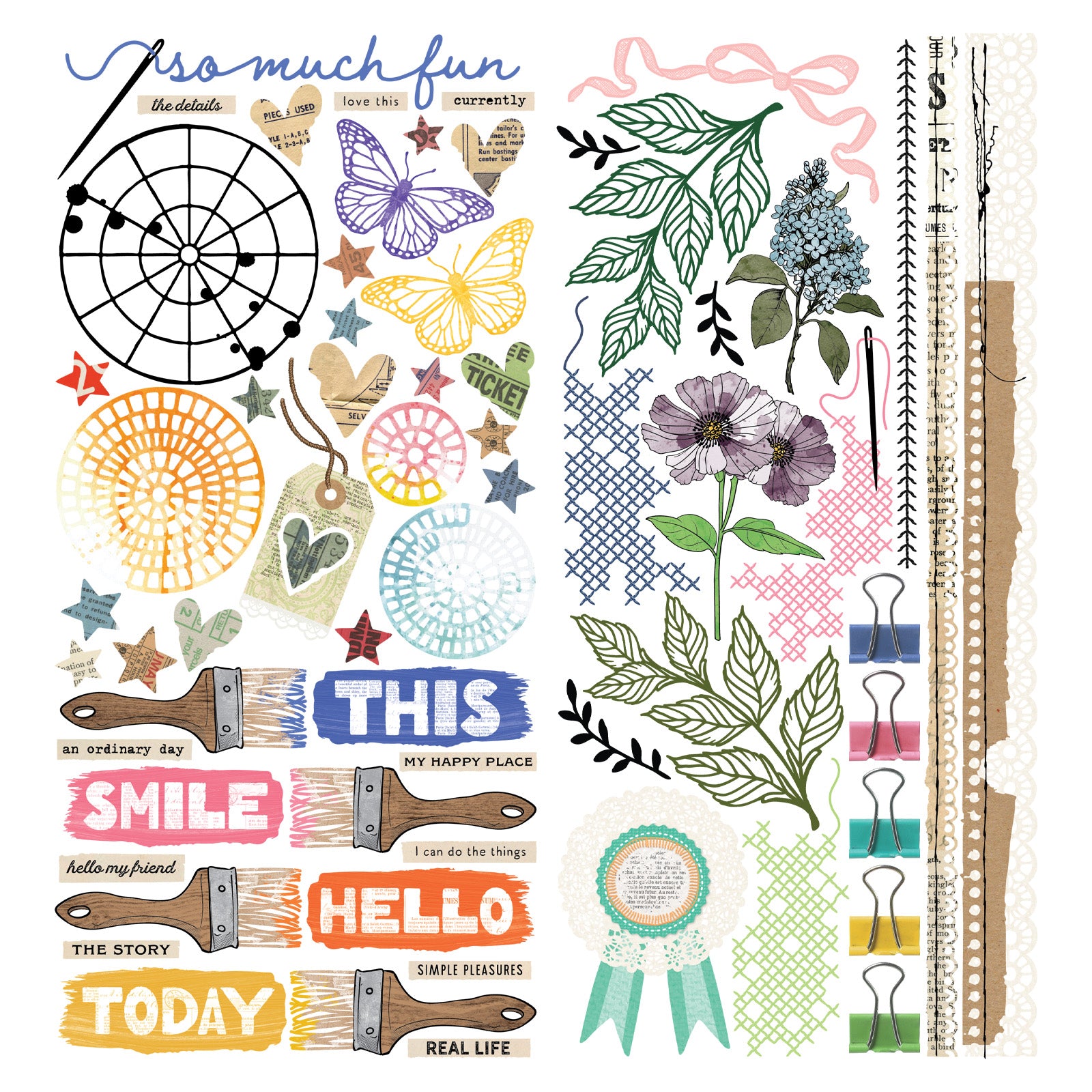 49 & Market Artful Moments Laser Cut Elements