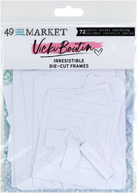 49 & Market Irresistible Die-cut Frames by Vicki Boutin