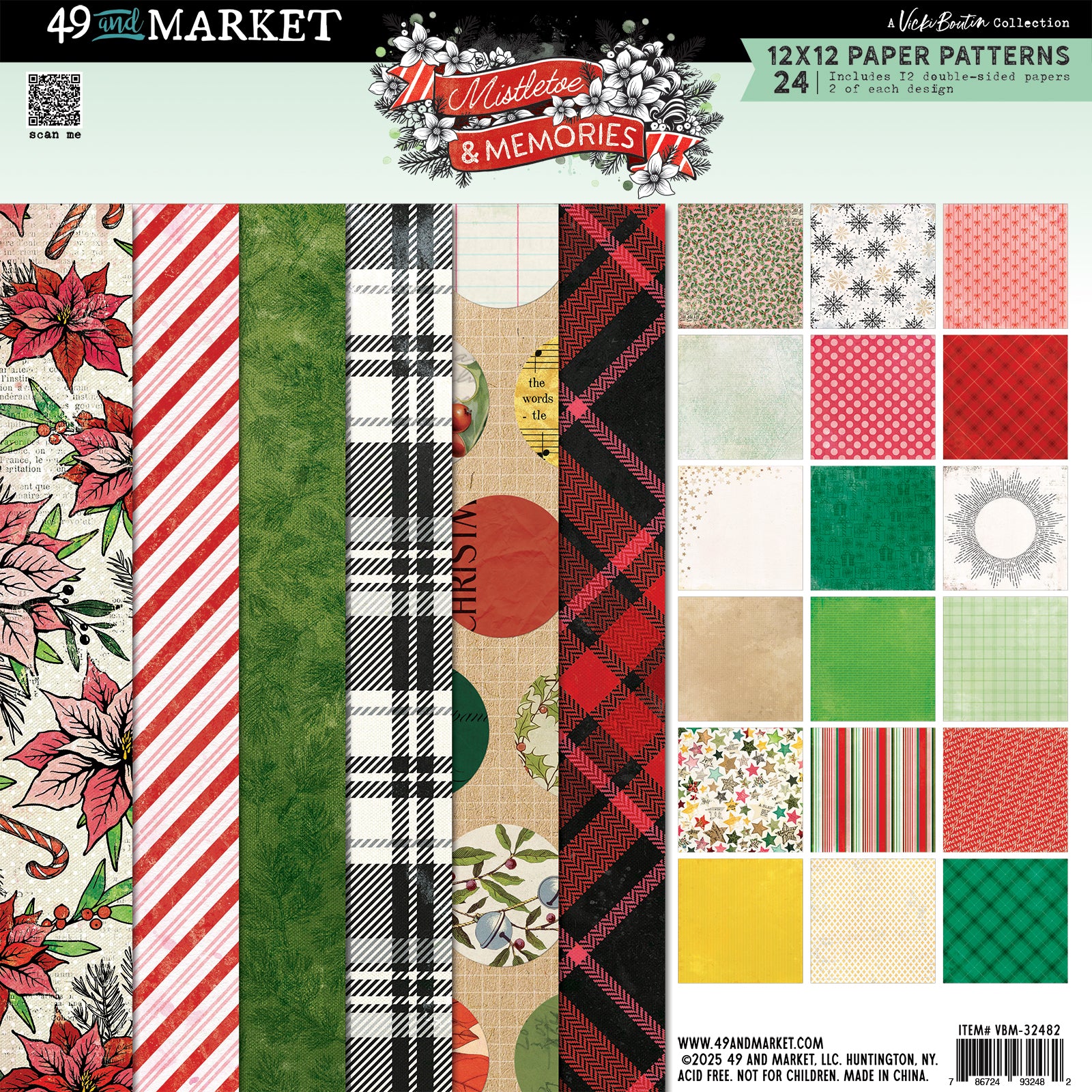 49 & Market Mistletoe and Memories 12x12 Collection Pack