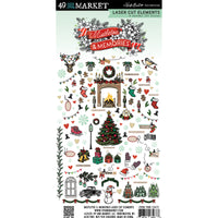 49 & Market Mistletoe and Memories Laser Cut Elements