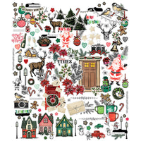 49 & Market Mistletoe and Memories Icon Die Cuts