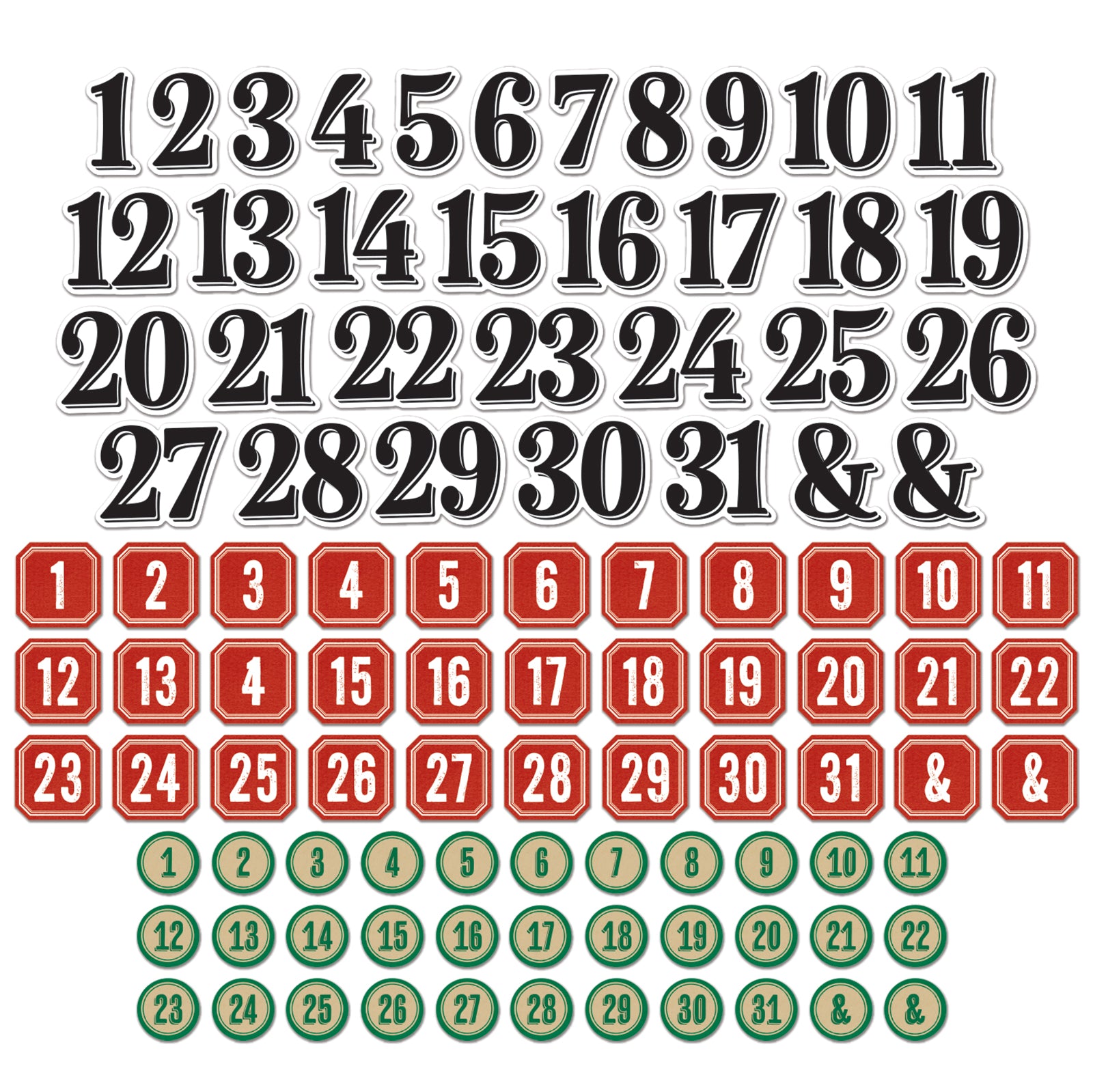 49 & Market Mistletoe and Memories Chipboard Bits