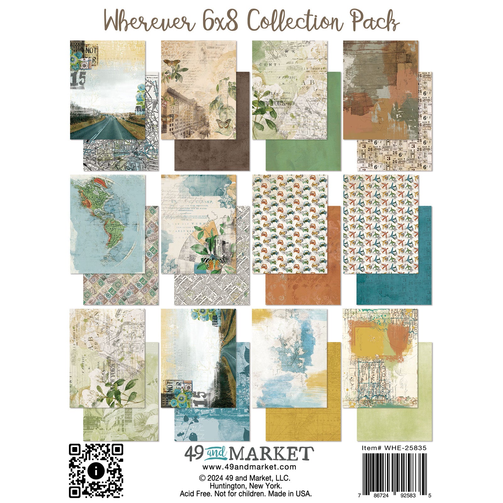 49 AND MARKET ARToptions 6x8 Collection Pack: Rouge
