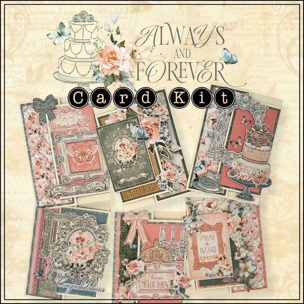 Graphic 45 Always and Forever - Gift Holder Card Set 2026 Kit 3