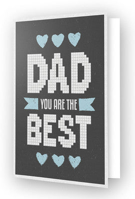 Diamond Dotz Best Dad Greeting Card