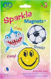 Diamond Dotz Sparkle Magnets Smile