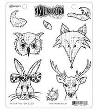 Ranger Dylusions Heads N Tails Cling-stempel