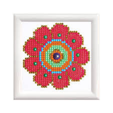 Diamond Dotz Flower Power With Frame