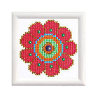 Diamond Dotz Flowerpower met frame