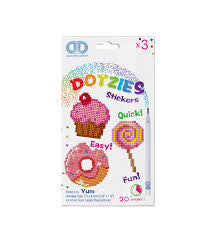 Diamond Dotz Dotzies Yum Stickers