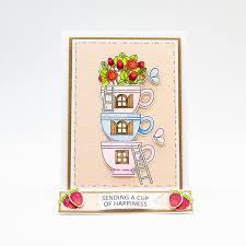 Tonic Studios Strawberry Joy Stamp Set