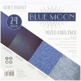 Tonic Craft Perfect Blue Moon 6 x 6 gemengd kaartpakket