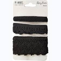 49 and Market Lacey Trim Black
