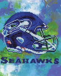 Diamond Art Diamond Dotz NFL Team Seattle Seahawks