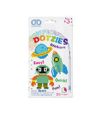 Diamond Dotz Dotzies Space Stickers