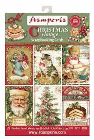 Stamperia Christmas Vintage Scrapbooking Cards
