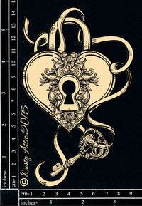 Aglomerado de corazón enredado de ático polvoriento